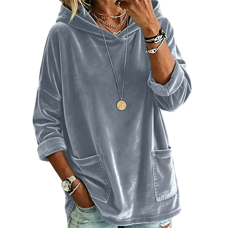 Vanesa - Sudadera de terciopelo