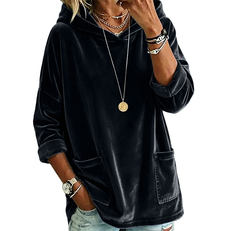 Vanesa - Sudadera de terciopelo