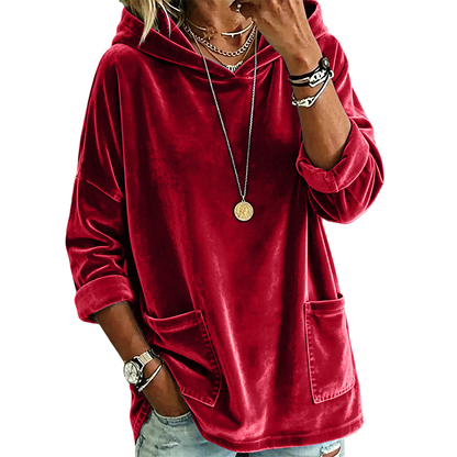 Vanesa - Sudadera de terciopelo