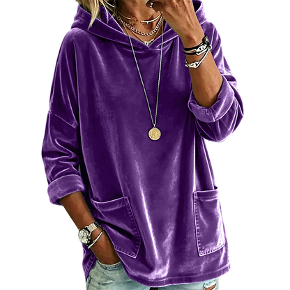Vanesa - Sudadera de terciopelo
