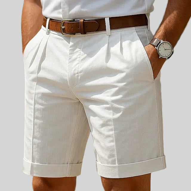 Hugo - Bermudas plisadas de verano