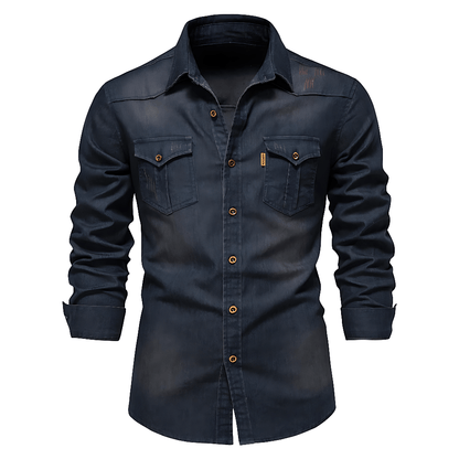 Lorenzo - Camisa de denim di Algodón