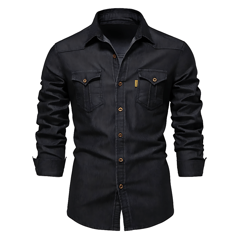 Lorenzo - Camisa de denim di Algodón
