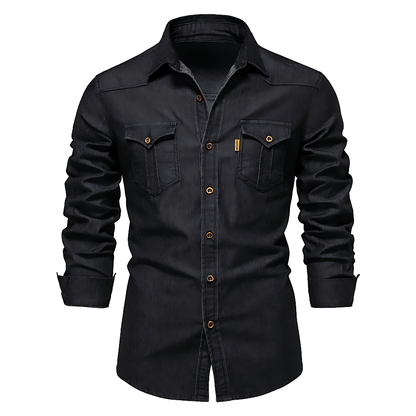 Lorenzo - Camisa de denim di Algodón