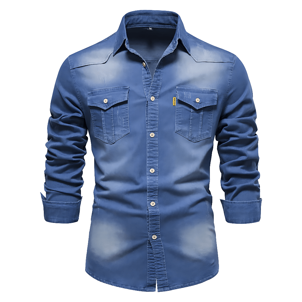 Lorenzo - Camisa de denim di Algodón