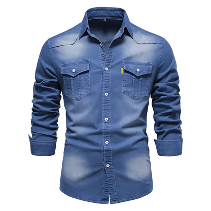Lorenzo - Camisa de denim di Algodón