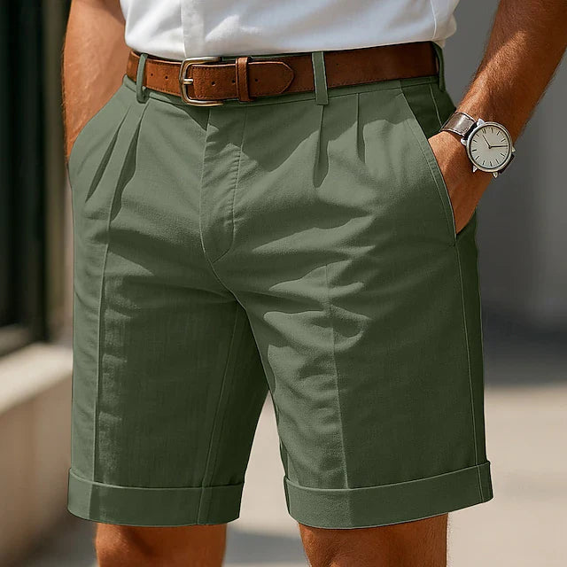 Hugo - Bermudas plisadas de verano